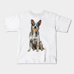 Australian Stumpy Tail Cattle Dog Kids T-Shirt